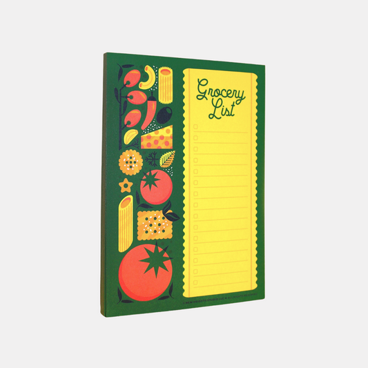 Italian Food Grocery List Notepad