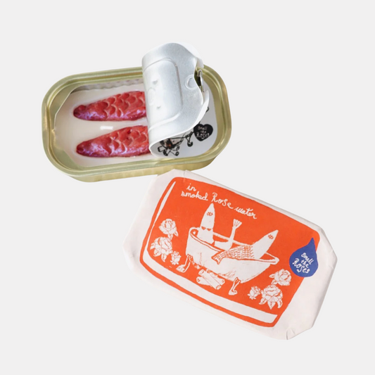 Smoked Rose Water Tinned Fish Candle