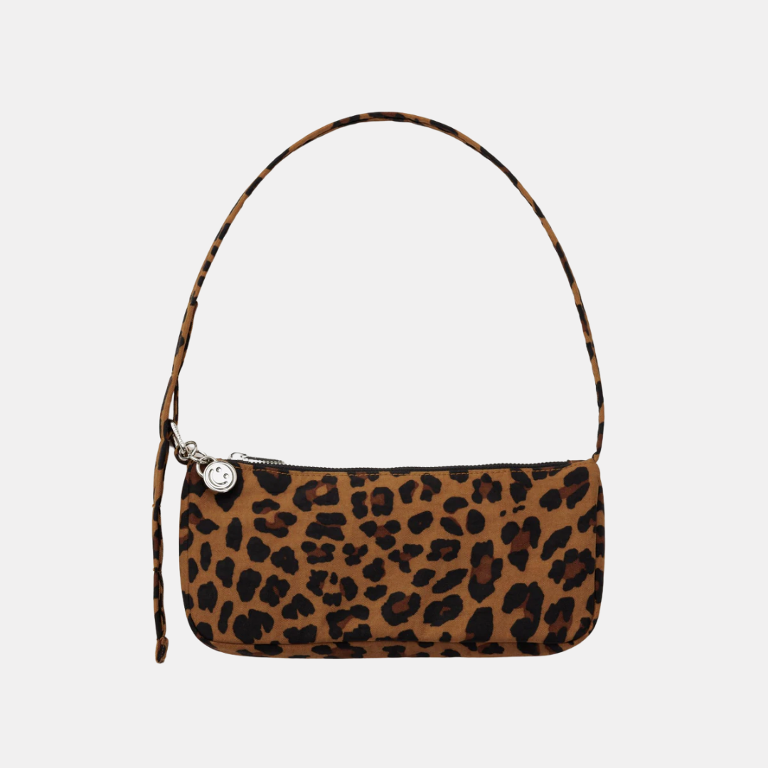 Leopard Nylon Pochette