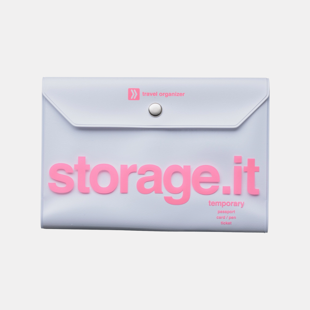 White Storage.It Travel Organizer Envelope