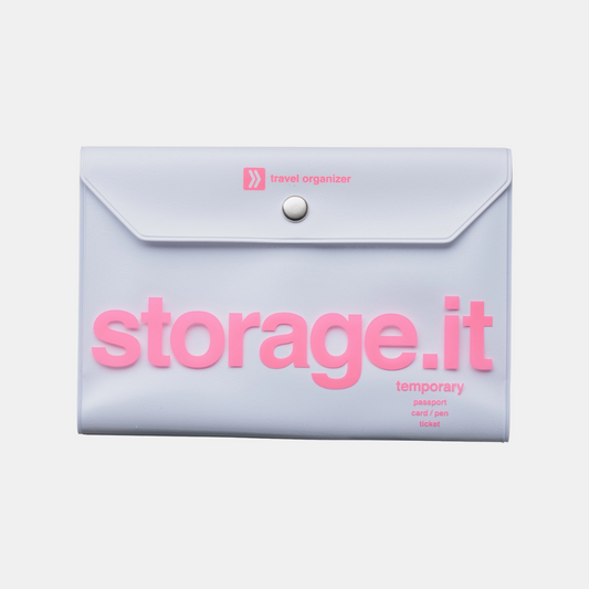 White Storage.It Travel Organizer Envelope