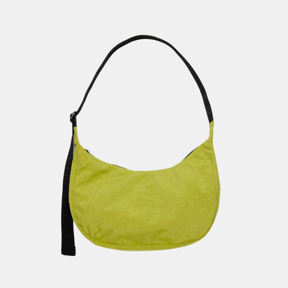Lemongrass Medium Nylon Crescent Bag