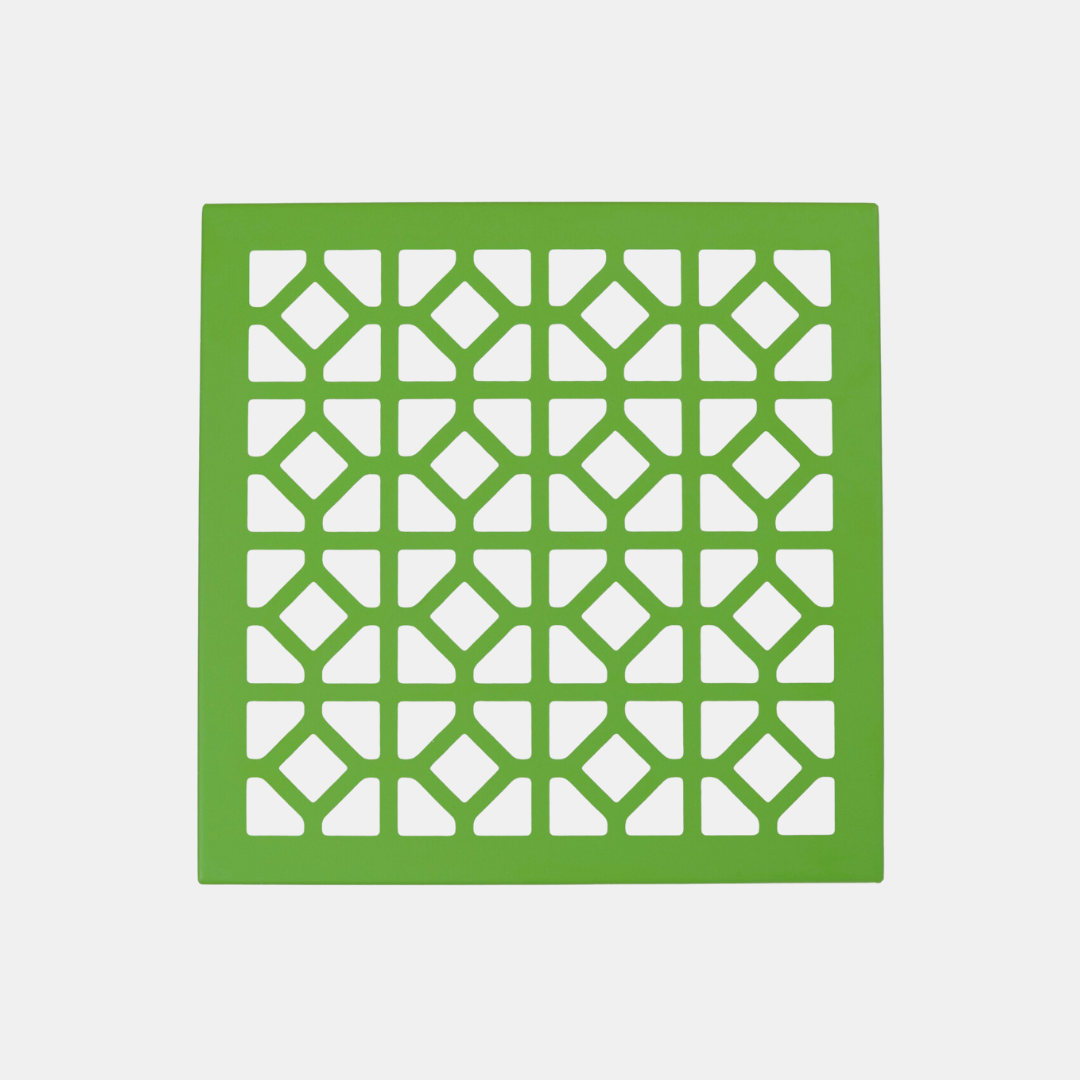 Small Green Breeze Block Tile