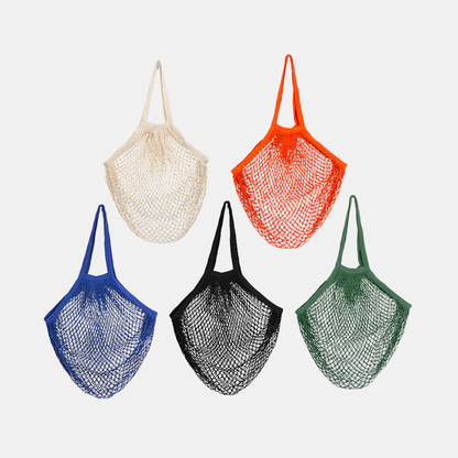 Cotton Market Mesh Tote Bag