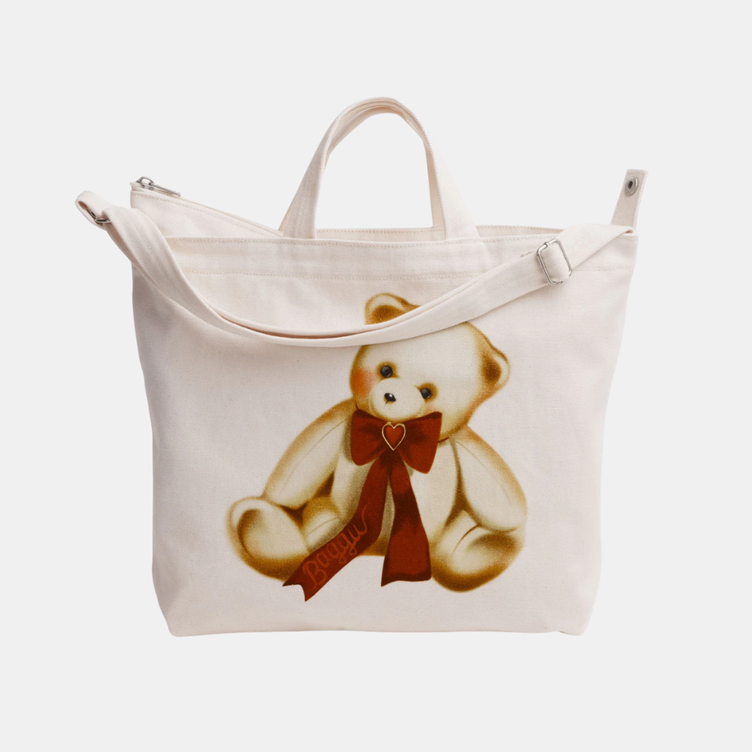 Teddy Bear Horizontal Duck Tote