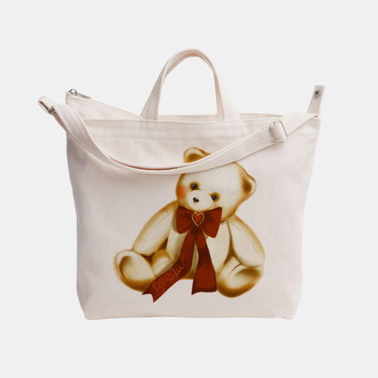 Teddy Bear Horizontal Duck Tote