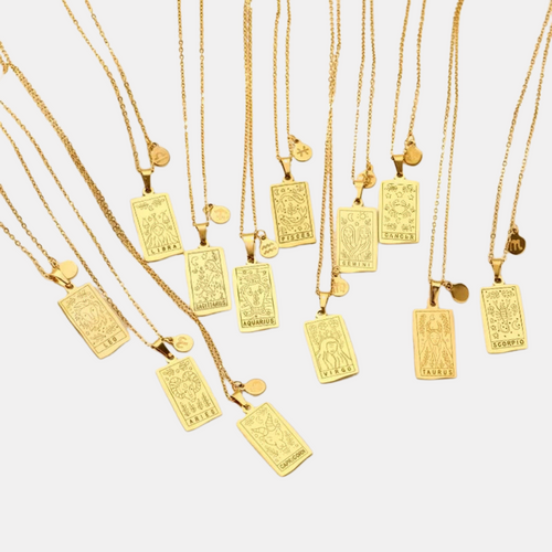 Zodiac Tile Necklace