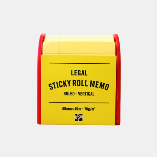 Ruled Vertical Sticky Roll Memo
