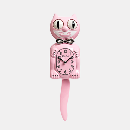 Retro Pink Kit-Cat Clock