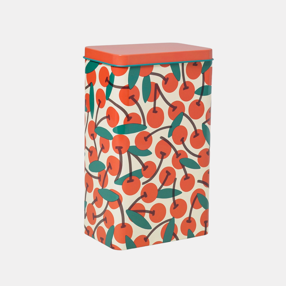 Cherries Kitchen Storage Tin