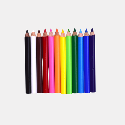 Miniature Pencil Crayons 12-Pack Capsule
