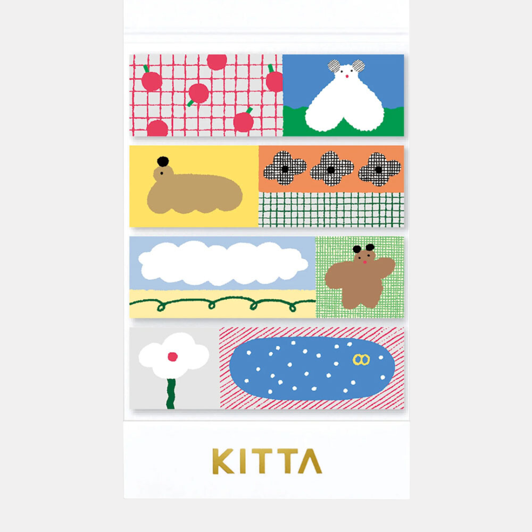 Dogs + Flowers Washi Tape Set