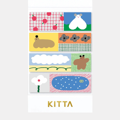 Dogs + Flowers Washi Tape Set