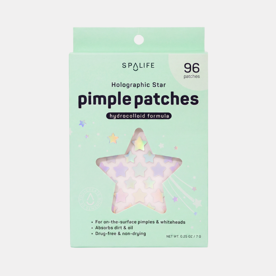 Holographic Star Pimple Patches Pack