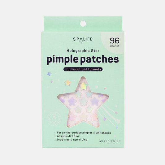 Holographic Star Pimple Patches Pack