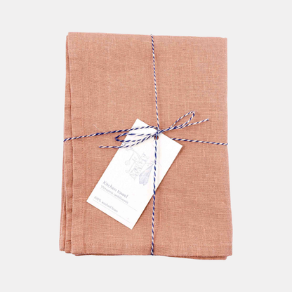 Cafe Creme Linen Kitchen Towel