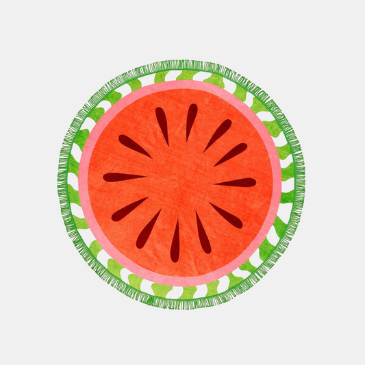 Watermelon Round Towel