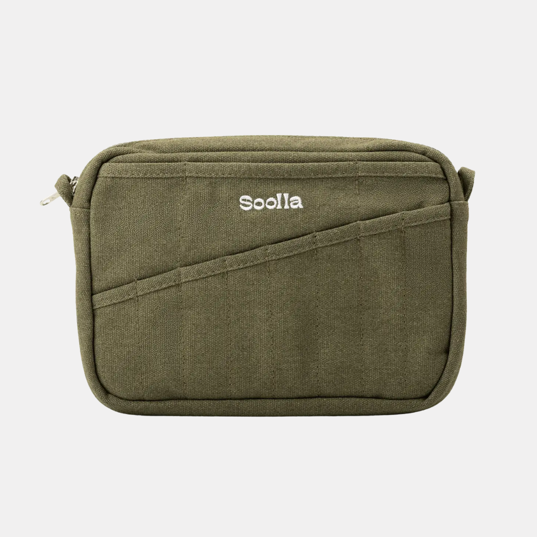 Soolla Deep Forest Green Studio Pouch