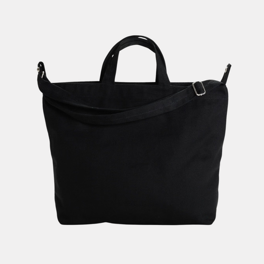 Black Horizontal Duck Tote