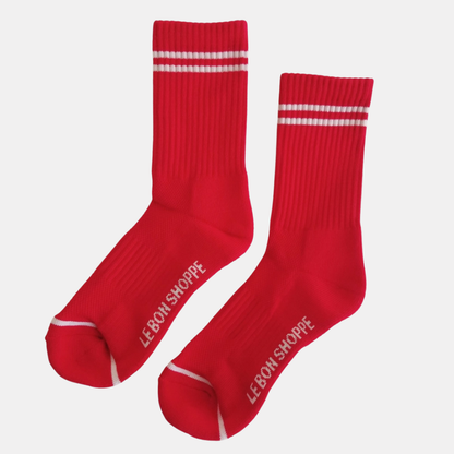 Red Boyfriend Socks
