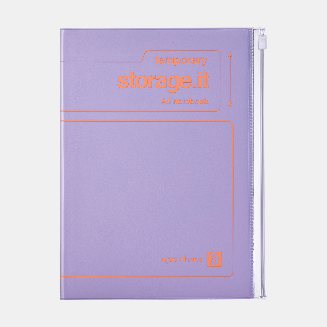 Purple Storage.it A5 Notebook