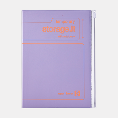 Purple Storage.it A5 Notebook
