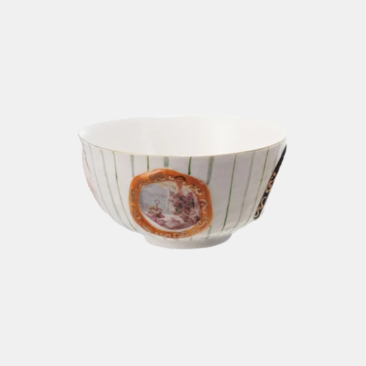 Striped Ceramic Frame Bowl