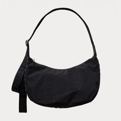 Studs Medium Nylon Crescent Bag