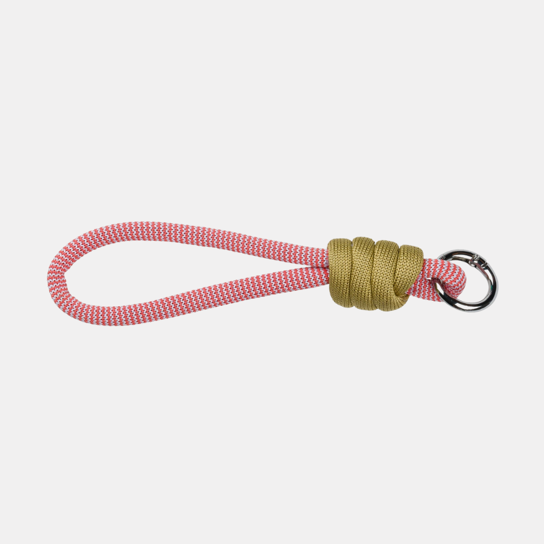 Poppy Colourblock Loop Keychain