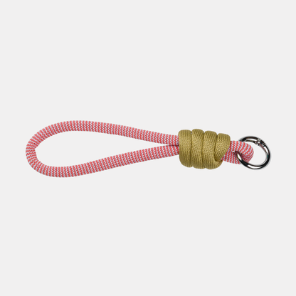 Poppy Colourblock Loop Keychain