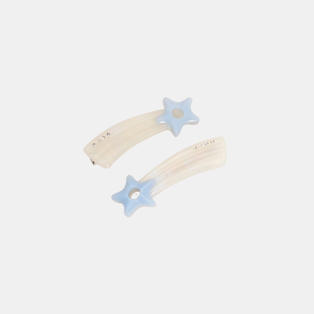 Shooting Star Frame Hair Clip Set