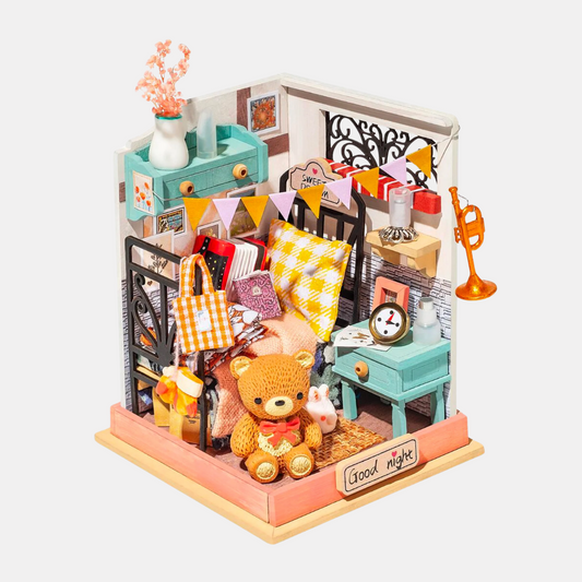 Tiny Sweet Dream Bedroom DIY Miniature Kit