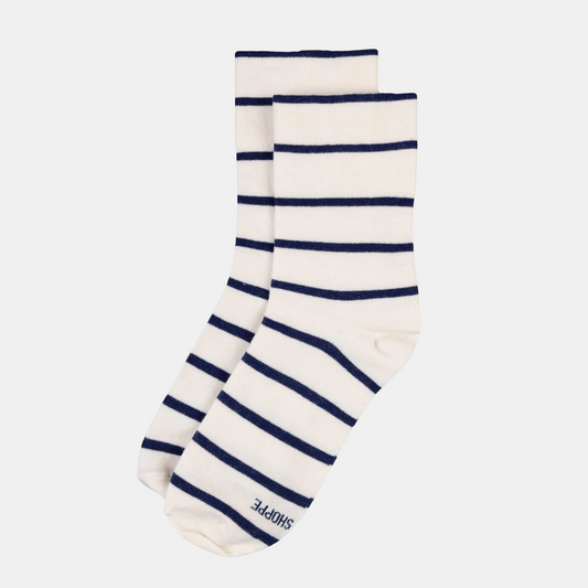 Breton Stripe Wally Socks