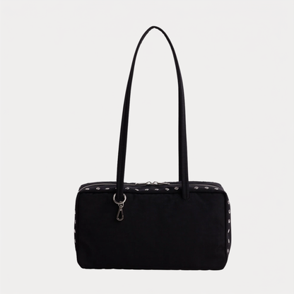 Studs Nylon Bowler Bag