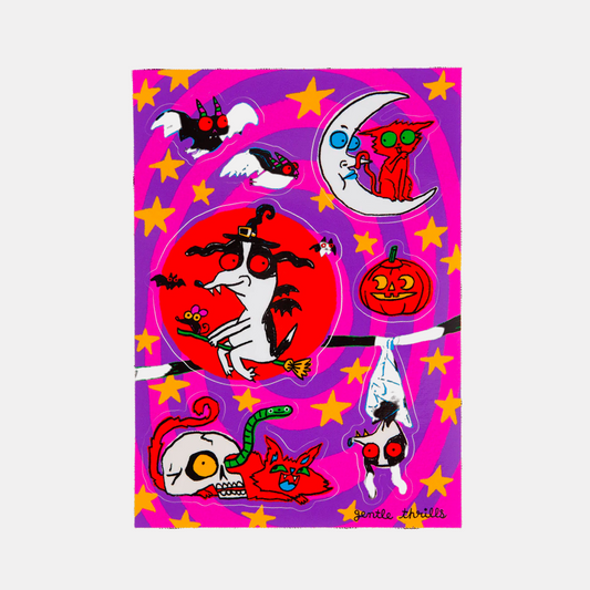 Halloweenie Sticker Sheet