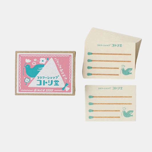 Dove Flower Shop Matchbox Memo Cards