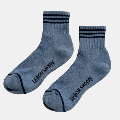 Indigo Girlfriend Socks
