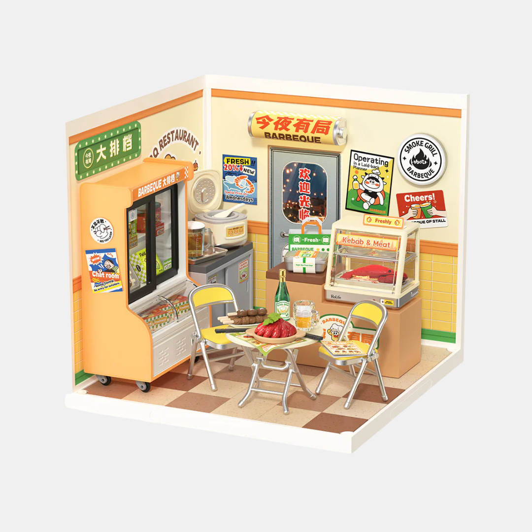 Night Out Food Stall DIY Miniature House