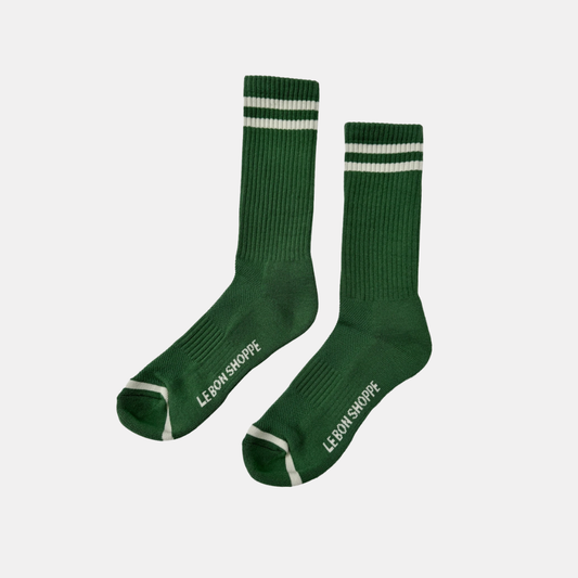 Moss Extended Boyfriend Socks