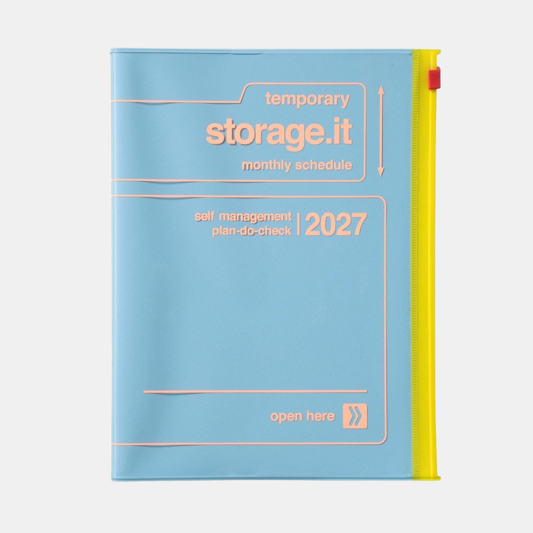Blue A5 Storage.It 2027 Monthly Schedule