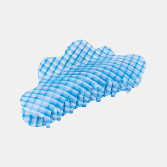 Blue Lattice Nimbus Hair Claw