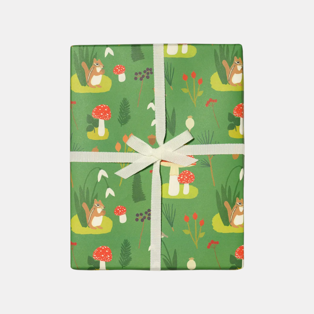 Forest Critters Gift Wrap Sheet