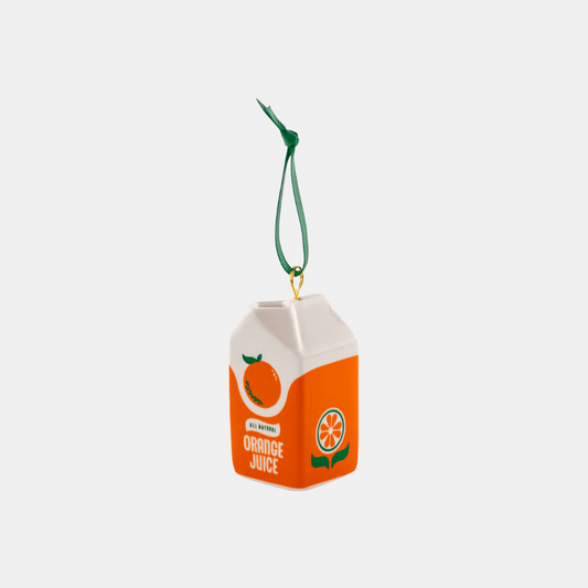 Orange Juice Carton Ornament
