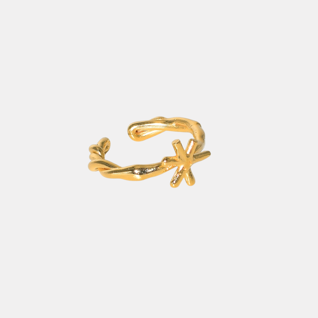 Gold Star Ring