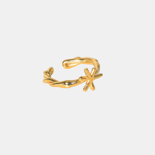 Gold Star Ring