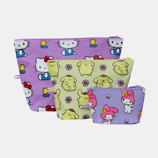 Hello Kitty And Friends Florals Go Pouch Set