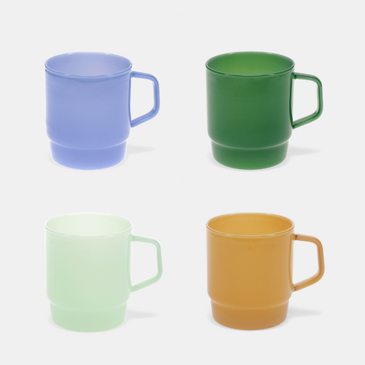 Glass Stacking Coffee Cup