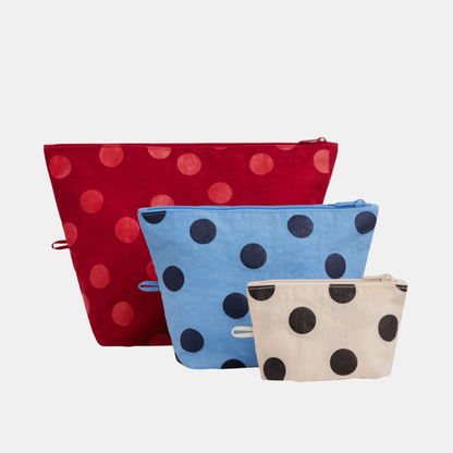 Polka Dot Mix Go Pouch Set