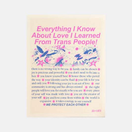 Everything I Know Print
