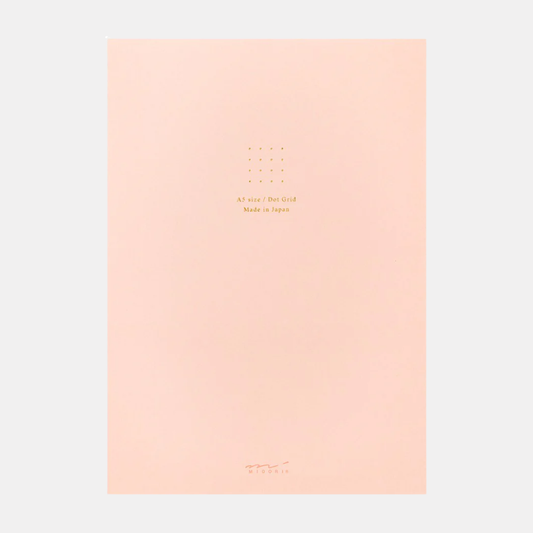 Pink A5 Dot Grid Paper Pad